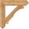 Ekena Millwork Balboa Arts and Crafts Rough Sawn Bracket w/ Offset Brace, Western Red Cedar, 8"W x 34"D x 34"H BKT0806X34X34BOA03RWR - alternate 2